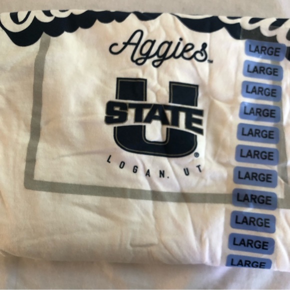 NWT Champion logo Utah State Aggies, white T-Shirt Mens, various Size - Picture 12 of 12